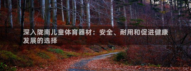 富联娱乐话 5O6917 富联：深入陇南儿童体育器材