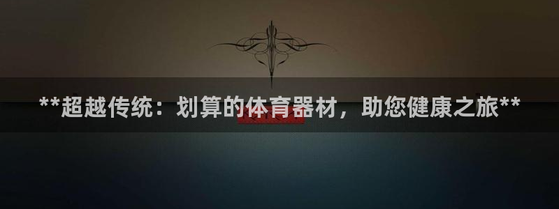 富联娱乐测速登录：**超越传统：划算的体育器材，助您