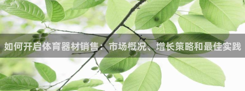 富联娱乐是真的吗还是假的：如何开启体育器材销售：市场