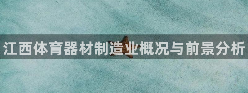 富联平台官网登录：江西体育器材制造业概况与前景分析