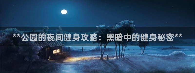 富联最新股价：**公园的夜间健身攻略：黑暗中的健身秘
