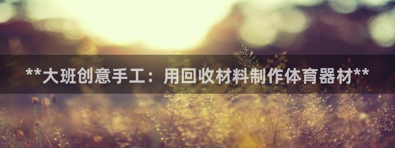 富联娱乐优 411o31 富联：**大班创意手工：用