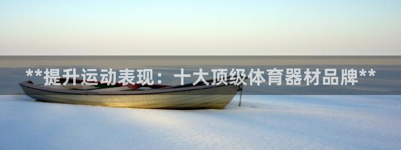 富联娱乐测速app：**提升运动表现：十大顶级体育器