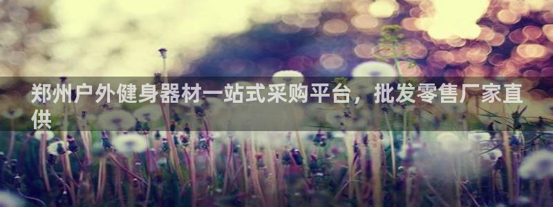 富联娱乐下载：郑州户外健身器材一站式采购平台，批发零