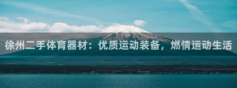 富联平台官网登录网址：徐州二手体育器材：优质运动装备，燃情运