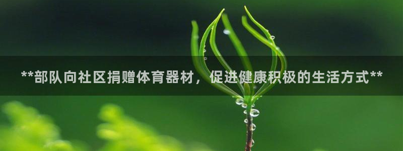 富联平台线路检测中心电话：**部队向社区捐赠体育器材